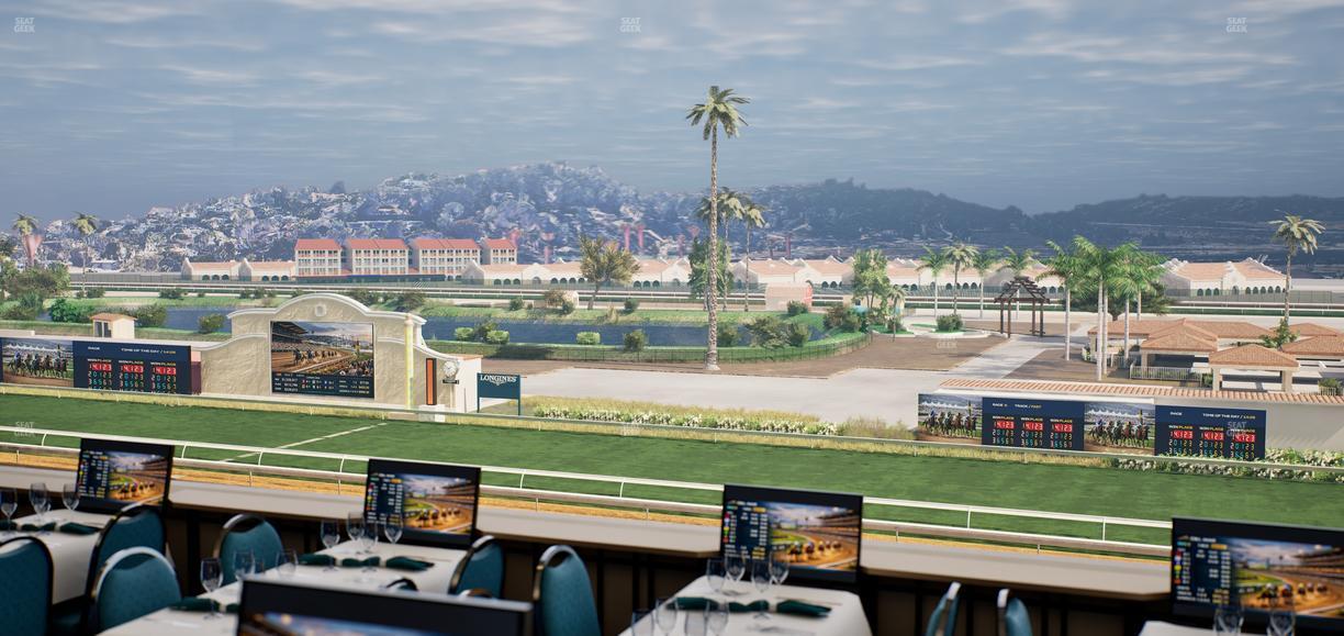 Del Mar Thoroughbred Club - Section Turf Club Lvl 4 Tbl 240 Seat View