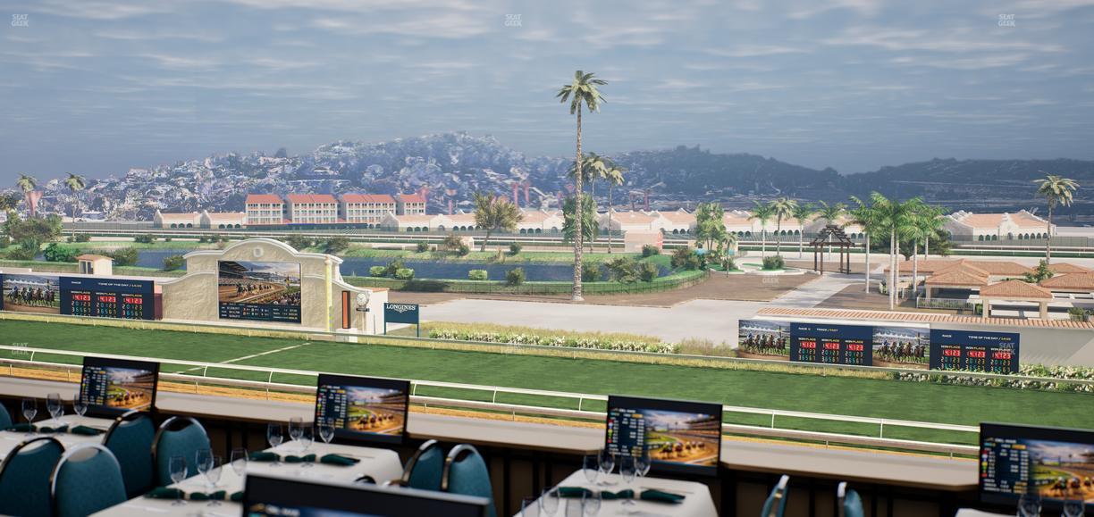 Del Mar Thoroughbred Club - Section Turf Club Lvl 4 Tbl 241 Seat View
