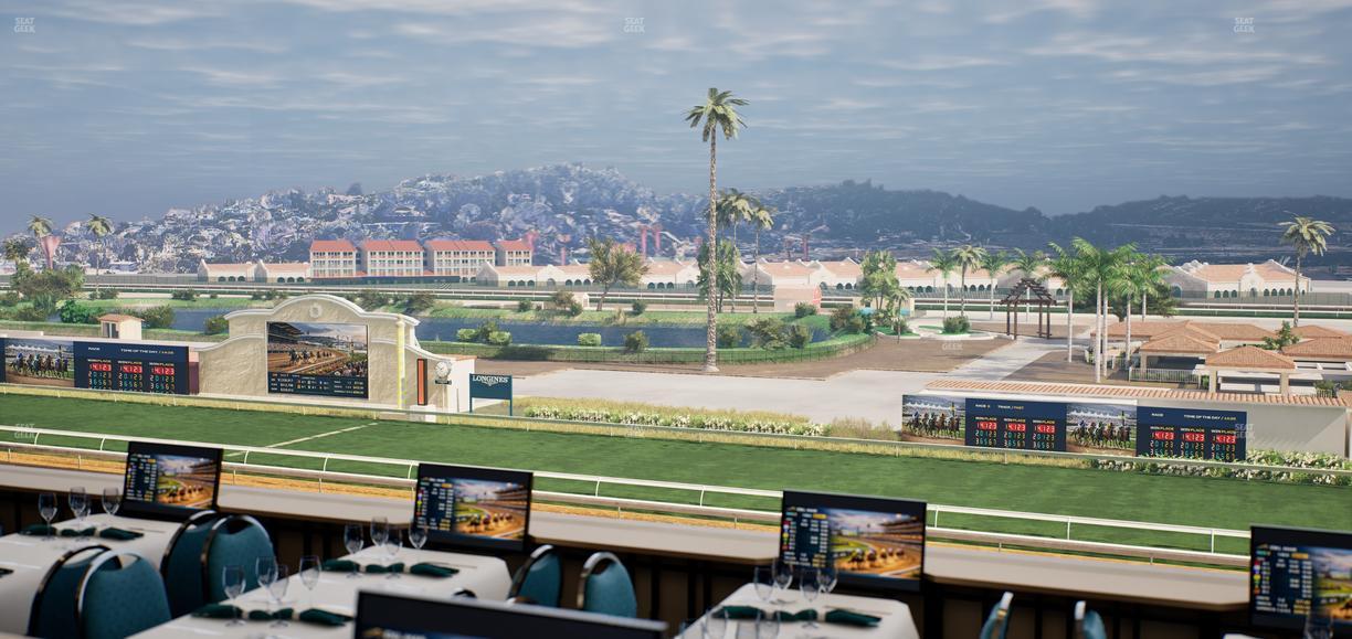 Del Mar Thoroughbred Club - Section Turf Club Lvl 4 Tbl 242 Seat View