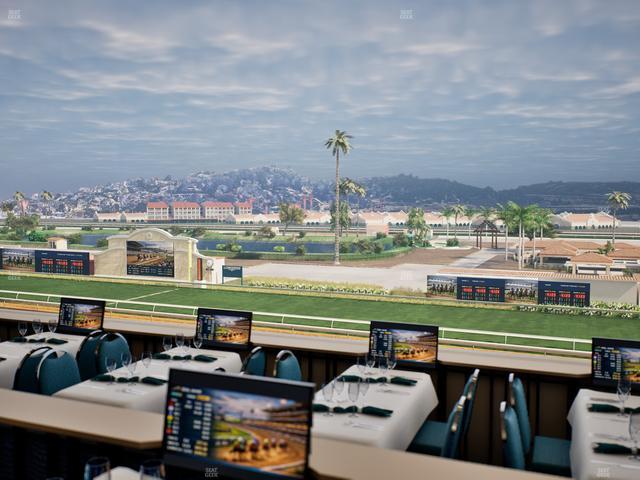 Del Mar Thoroughbred Club - Section Turf Club Lvl 4 Tbl 242 Seat View