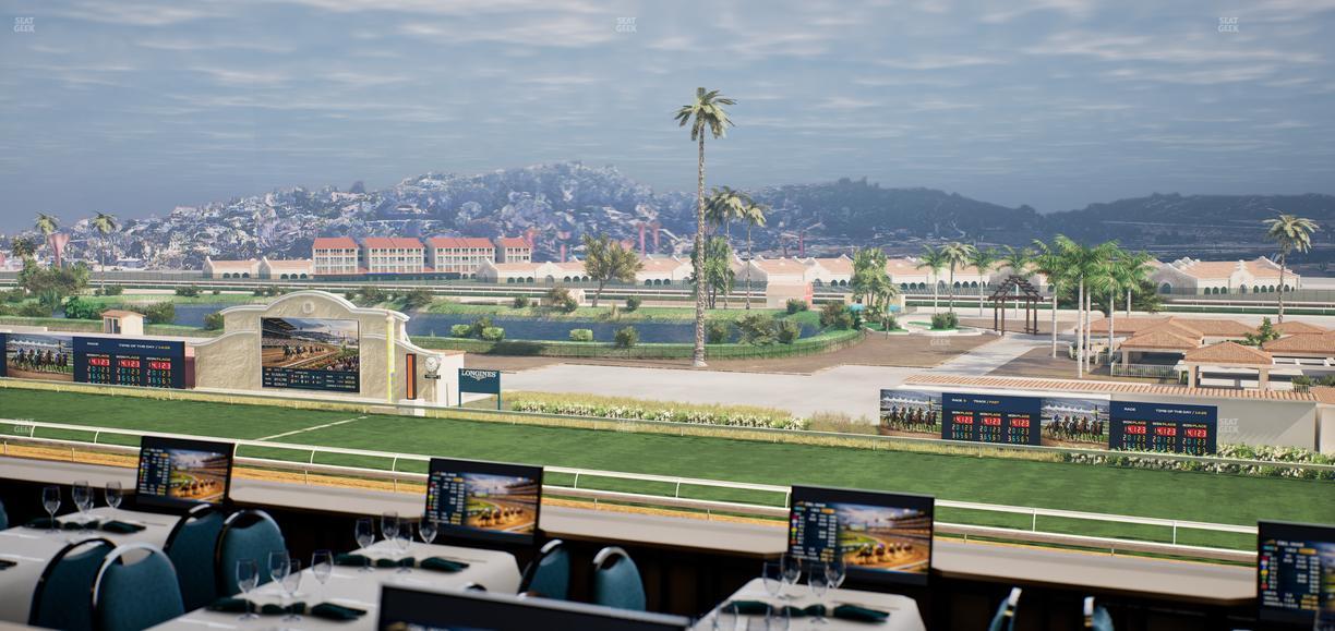Del Mar Thoroughbred Club - Section Turf Club Lvl 4 Tbl 243 Seat View