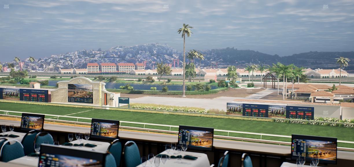 Del Mar Thoroughbred Club - Section Turf Club Lvl 4 Tbl 245 Seat View