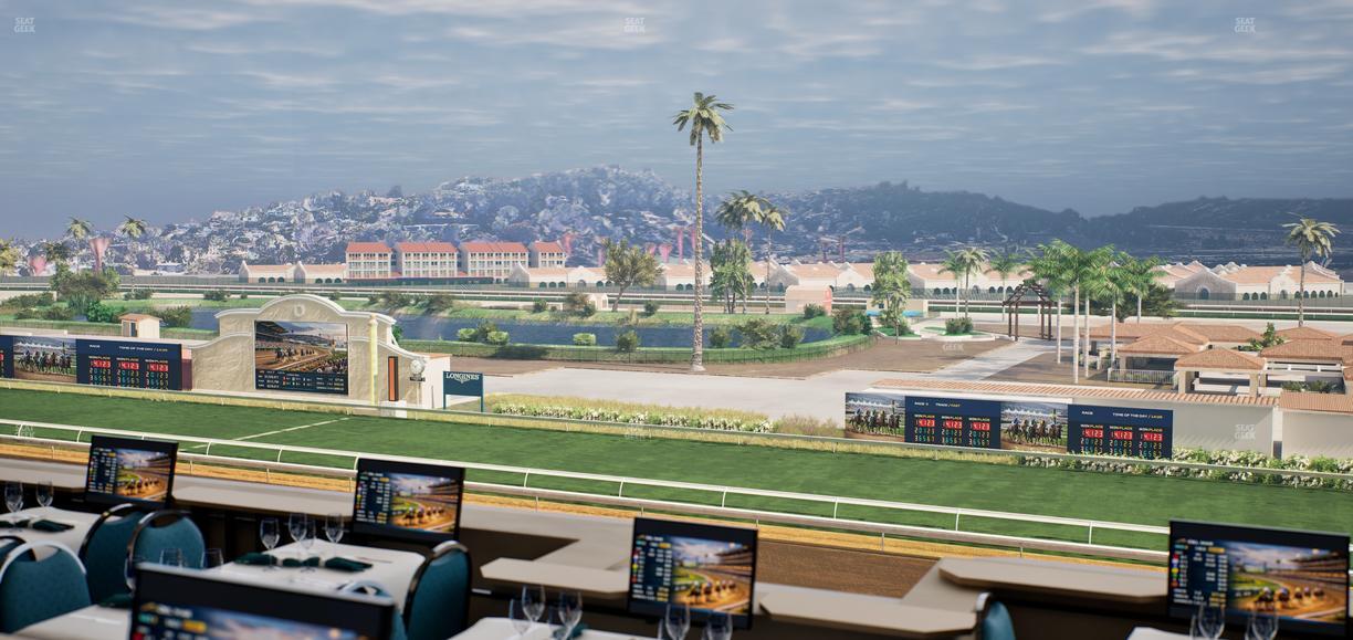 Del Mar Thoroughbred Club - Section Turf Club Lvl 4 Tbl 247 Seat View