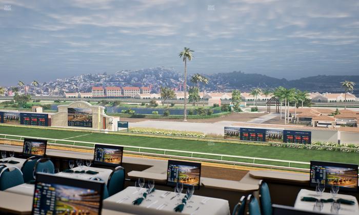 Del Mar Thoroughbred Club - Section Turf Club Lvl 4 Tbl 247 Seat View