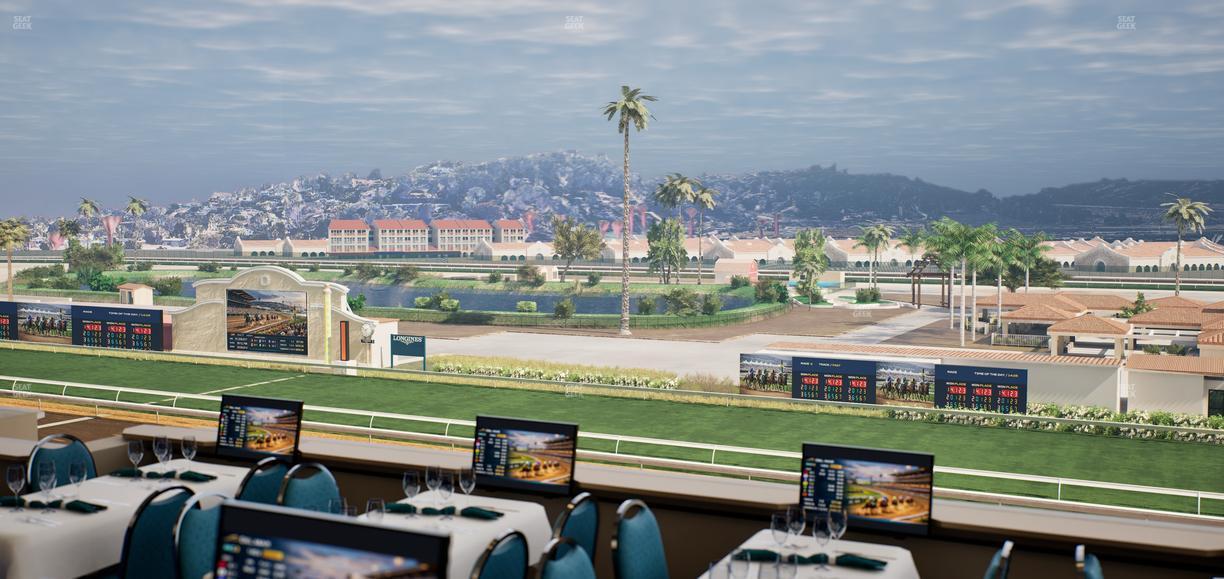 Del Mar Thoroughbred Club - Section Turf Club Lvl 4 Tbl 249 Seat View