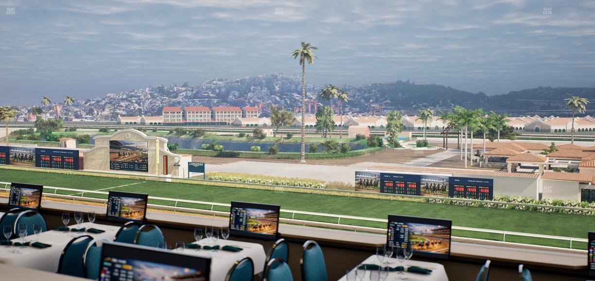 Del Mar Thoroughbred Club - Section Turf Club Lvl 4 Tbl 250 Seat View