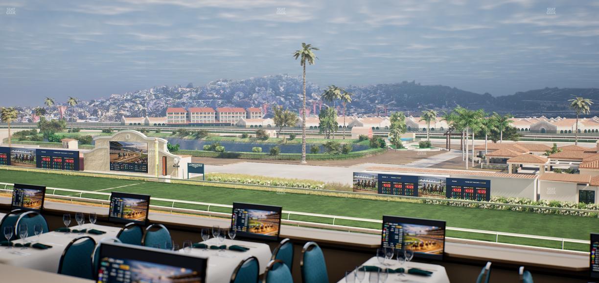 Del Mar Thoroughbred Club - Section Turf Club Lvl 4 Tbl 251 Seat View