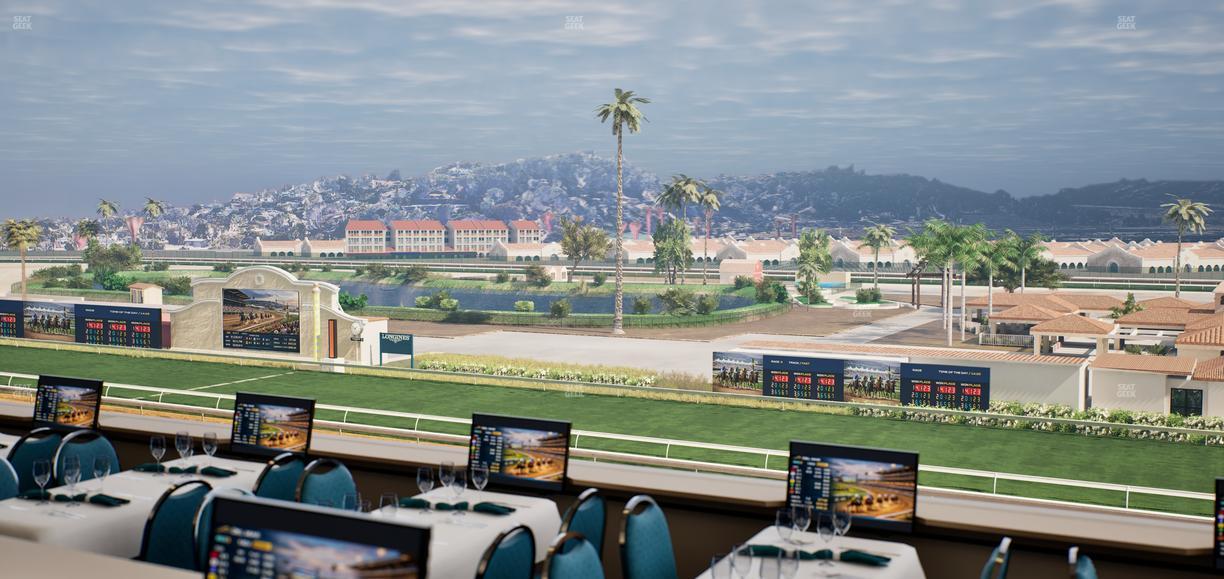 Del Mar Thoroughbred Club - Section Turf Club Lvl 4 Tbl 252 Seat View