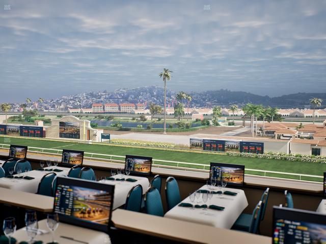 Del Mar Thoroughbred Club - Section Turf Club Lvl 4 Tbl 252 Seat View