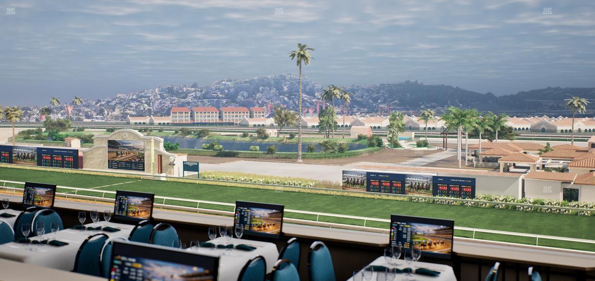 Del Mar Thoroughbred Club - Section Turf Club Lvl 4 Tbl 253 Seat View