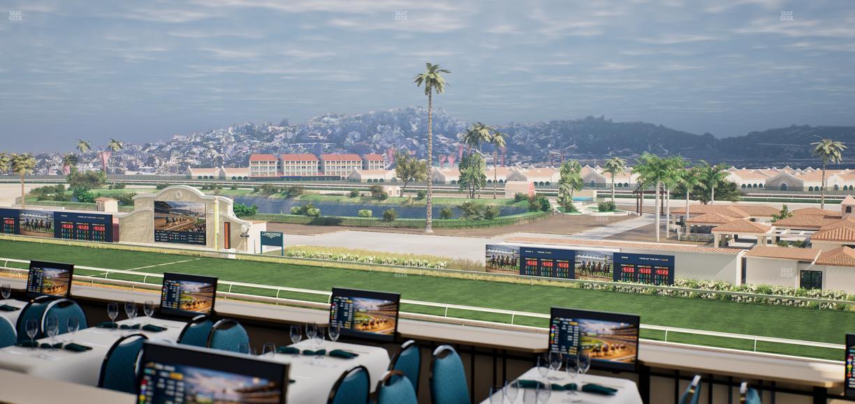 Del Mar Thoroughbred Club - Section Turf Club Lvl 4 Tbl 254 Seat View