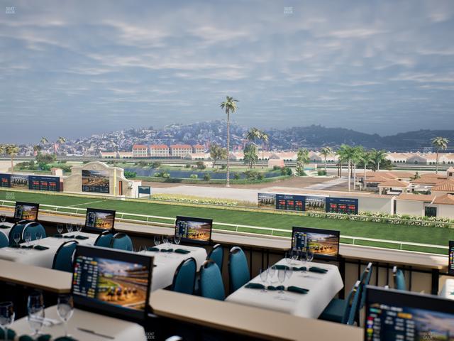 Del Mar Thoroughbred Club - Section Turf Club Lvl 4 Tbl 254 Seat View