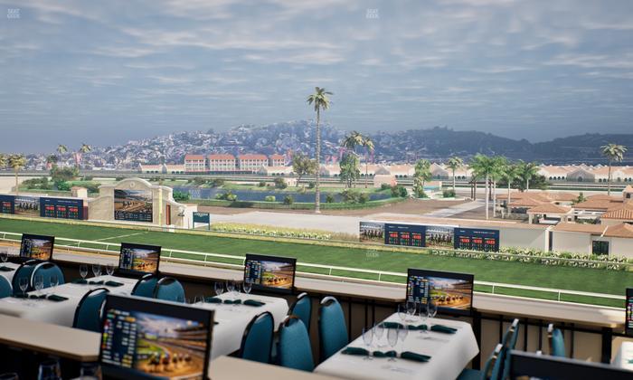 Del Mar Thoroughbred Club - Section Turf Club Lvl 4 Tbl 254 Seat View