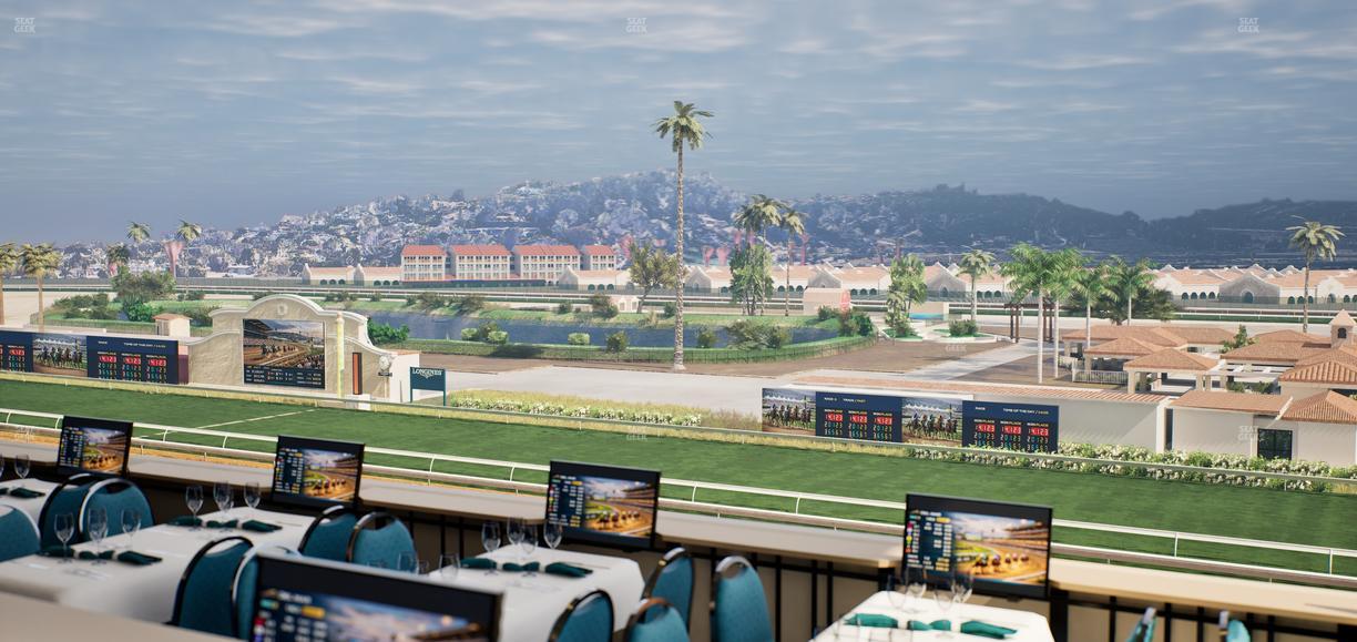 Del Mar Thoroughbred Club - Section Turf Club Lvl 4 Tbl 255 Seat View