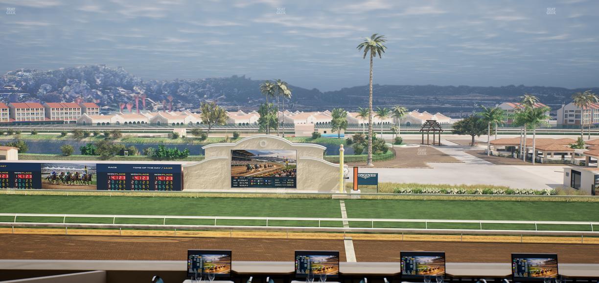 Del Mar Thoroughbred Club - Section Turf Club Lvl 4 Tbl 302 Seat View