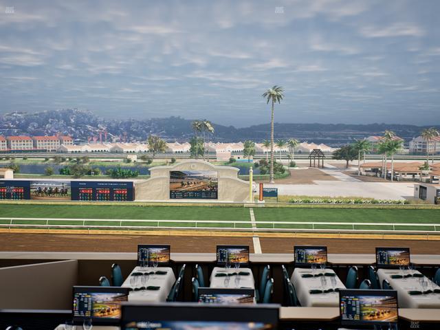 Del Mar Thoroughbred Club - Section Turf Club Lvl 4 Tbl 302 Seat View