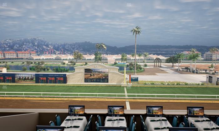 Del Mar Thoroughbred Club - Section Turf Club Lvl 4 Tbl 302 Seat View