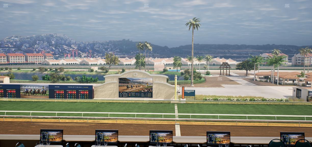 Del Mar Thoroughbred Club - Section Turf Club Lvl 4 Tbl 303 Seat View