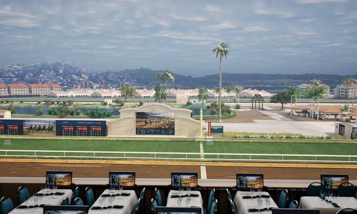 Del Mar Thoroughbred Club - Section Turf Club Lvl 4 Tbl 303 Seat View