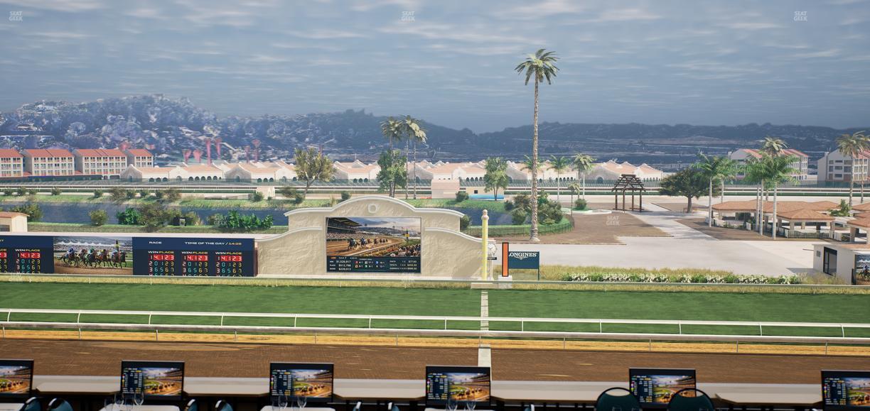 Del Mar Thoroughbred Club - Section Turf Club Lvl 4 Tbl 304 Seat View
