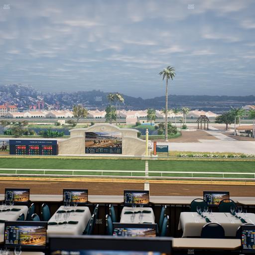 Del Mar Thoroughbred Club - Section Turf Club Lvl 4 Tbl 304 Seat View