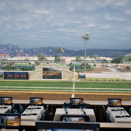 Del Mar Thoroughbred Club - Section Turf Club Lvl 4 Tbl 305 Seat View