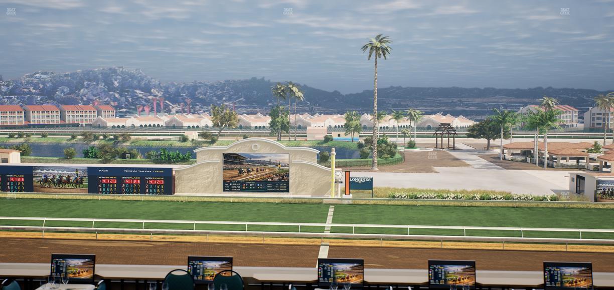 Del Mar Thoroughbred Club - Section Turf Club Lvl 4 Tbl 306 Seat View