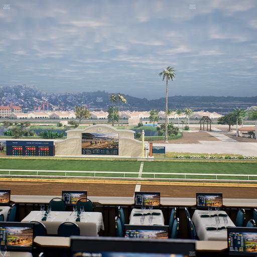 Del Mar Thoroughbred Club - Section Turf Club Lvl 4 Tbl 306 Seat View