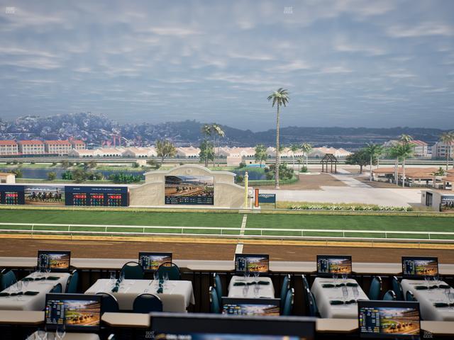 Del Mar Thoroughbred Club - Section Turf Club Lvl 4 Tbl 306 Seat View