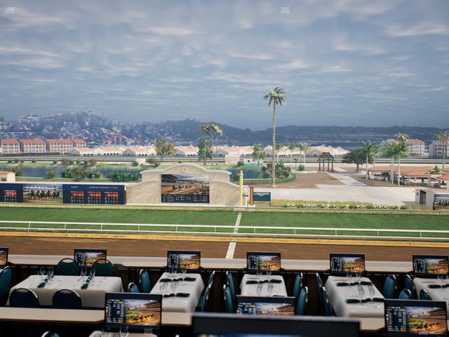 Del Mar Thoroughbred Club - Section Turf Club Lvl 4 Tbl 307 Seat View