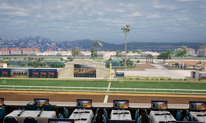 Del Mar Thoroughbred Club - Section Turf Club Lvl 4 Tbl 307 Seat View