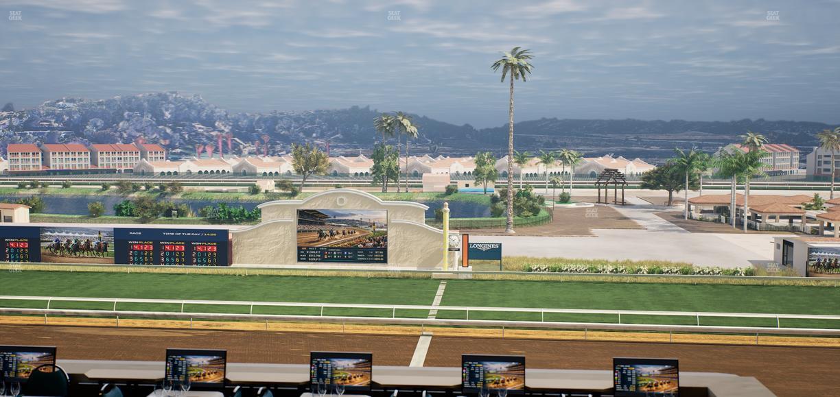 Del Mar Thoroughbred Club - Section Turf Club Lvl 4 Tbl 308 Seat View