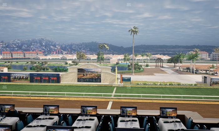 Del Mar Thoroughbred Club - Section Turf Club Lvl 4 Tbl 308 Seat View