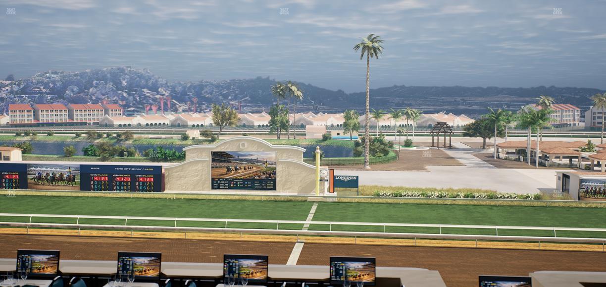 Del Mar Thoroughbred Club - Section Turf Club Lvl 4 Tbl 309 Seat View