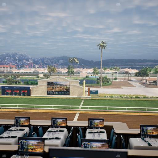 Del Mar Thoroughbred Club - Section Turf Club Lvl 4 Tbl 309 Seat View