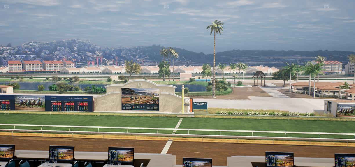 Del Mar Thoroughbred Club - Section Turf Club Lvl 4 Tbl 310 Seat View