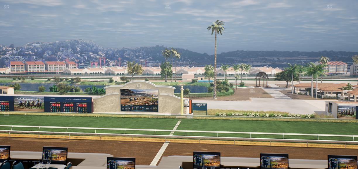Del Mar Thoroughbred Club - Section Turf Club Lvl 4 Tbl 311 Seat View
