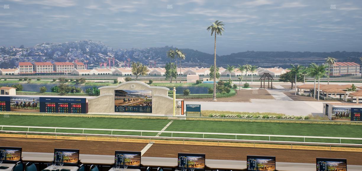 Del Mar Thoroughbred Club - Section Turf Club Lvl 4 Tbl 312 Seat View