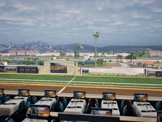 Del Mar Thoroughbred Club - Section Turf Club Lvl 4 Tbl 313 Seat View