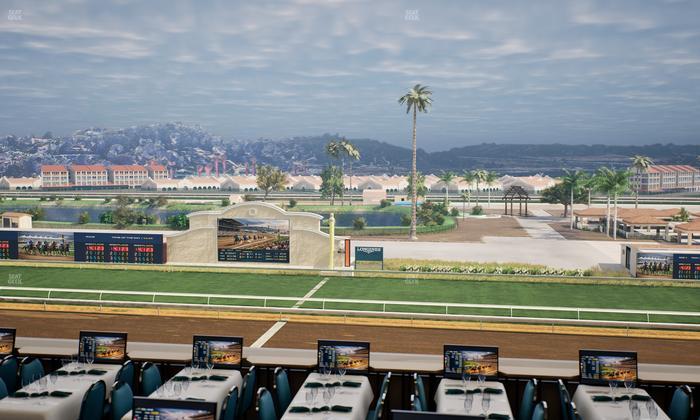 Del Mar Thoroughbred Club - Section Turf Club Lvl 4 Tbl 313 Seat View