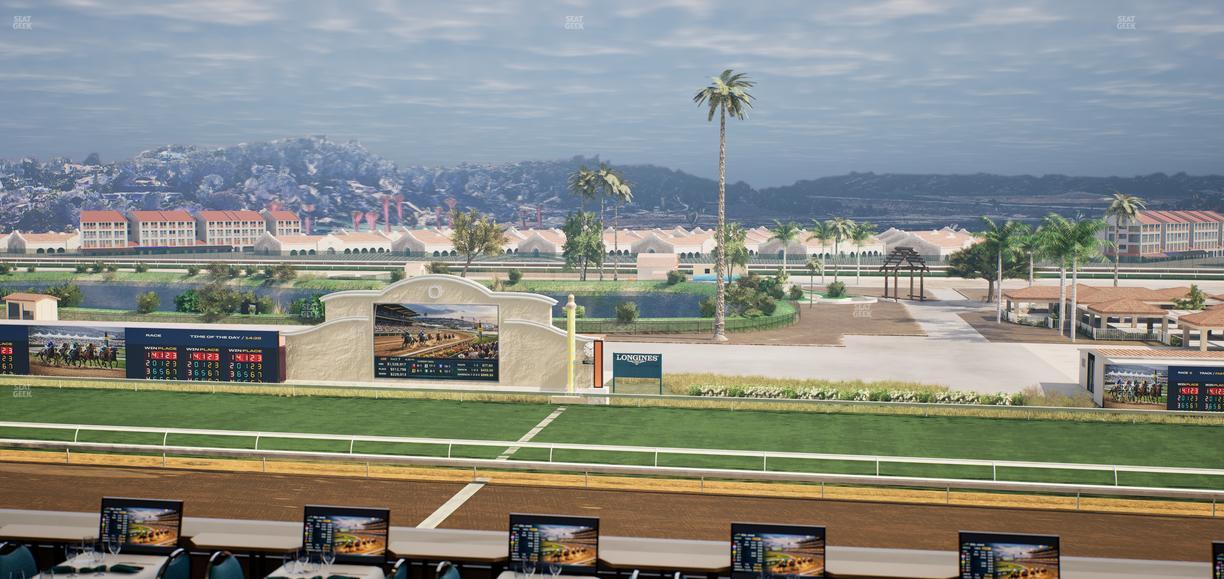 Del Mar Thoroughbred Club - Section Turf Club Lvl 4 Tbl 314 Seat View