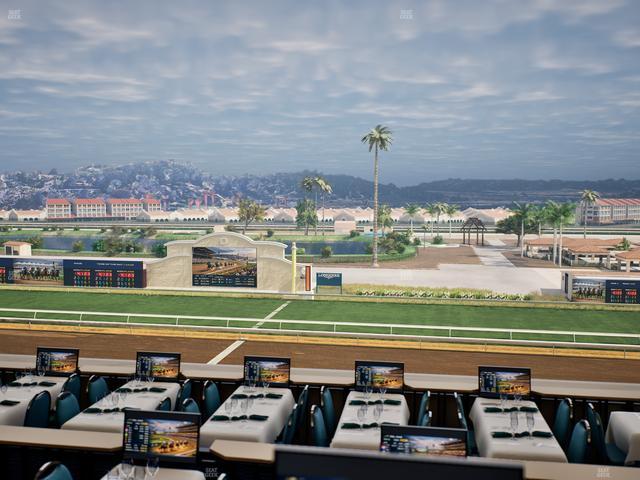 Del Mar Thoroughbred Club - Section Turf Club Lvl 4 Tbl 315 Seat View