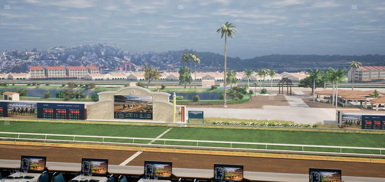 Del Mar Thoroughbred Club - Section Turf Club Lvl 4 Tbl 316 Seat View