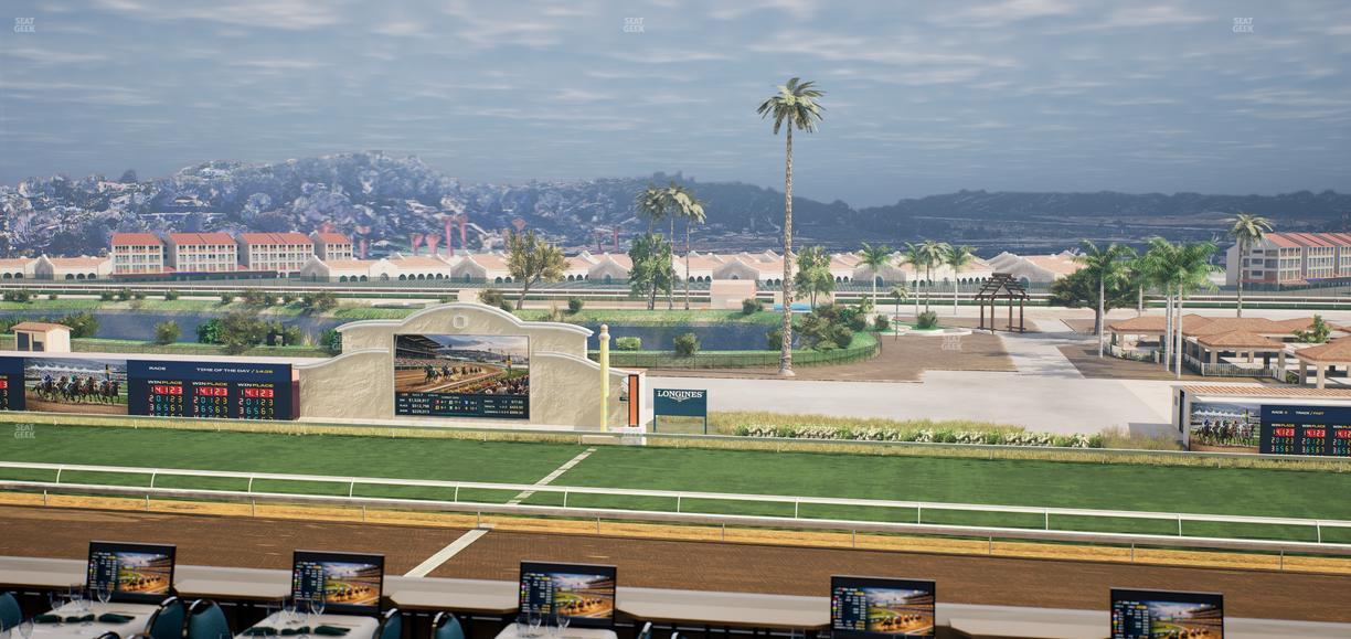 Del Mar Thoroughbred Club - Section Turf Club Lvl 4 Tbl 317 Seat View