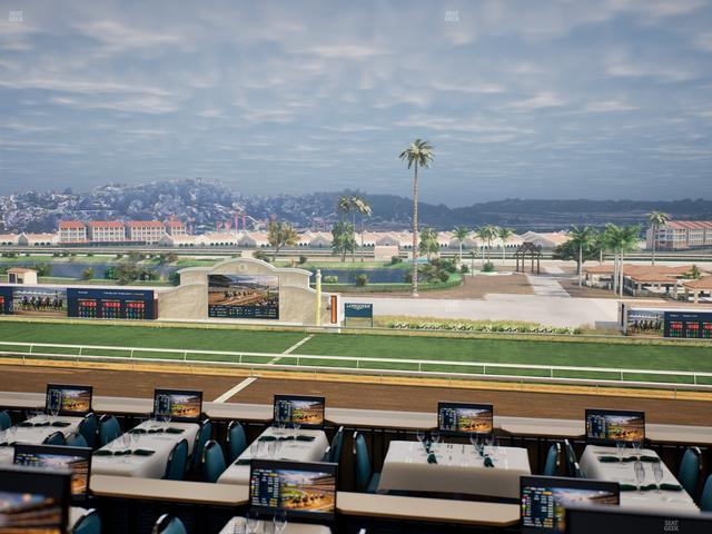 Del Mar Thoroughbred Club - Section Turf Club Lvl 4 Tbl 317 Seat View