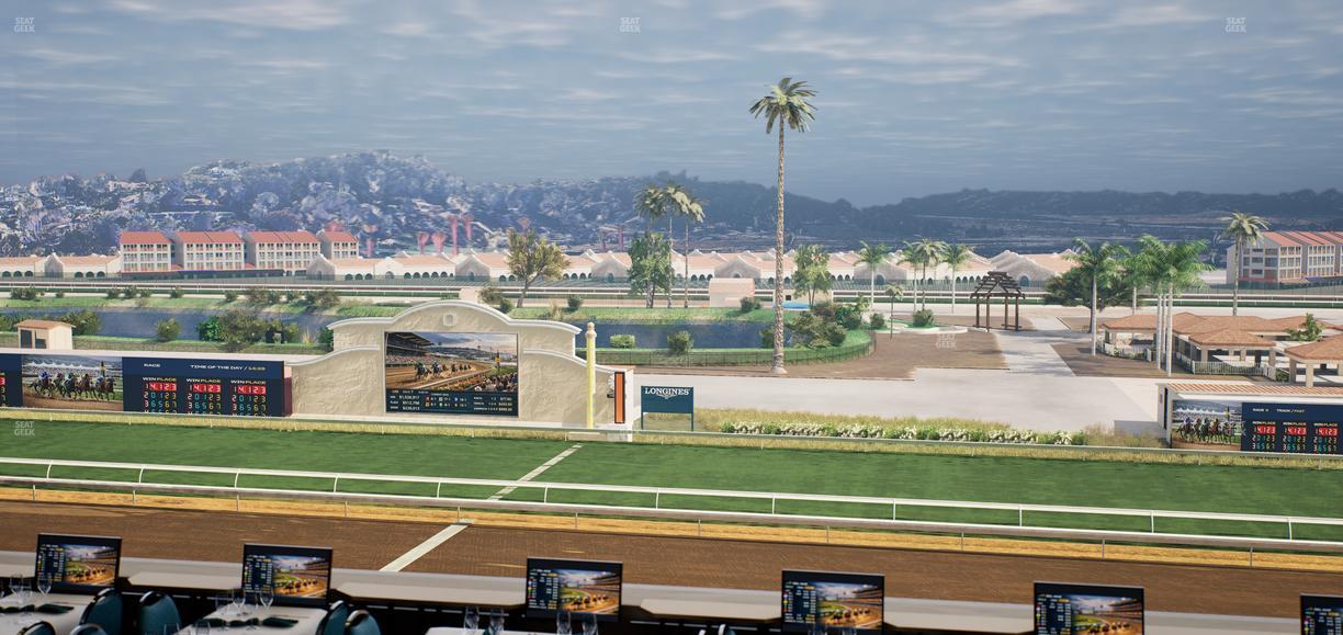 Del Mar Thoroughbred Club - Section Turf Club Lvl 4 Tbl 318 Seat View