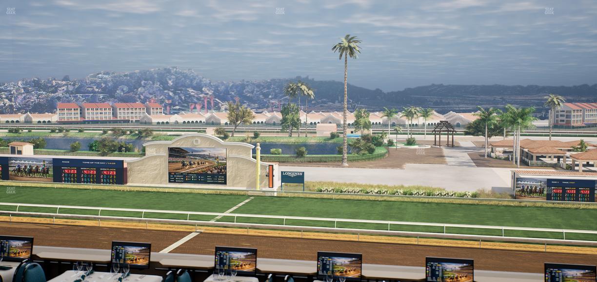 Del Mar Thoroughbred Club - Section Turf Club Lvl 4 Tbl 319 Seat View