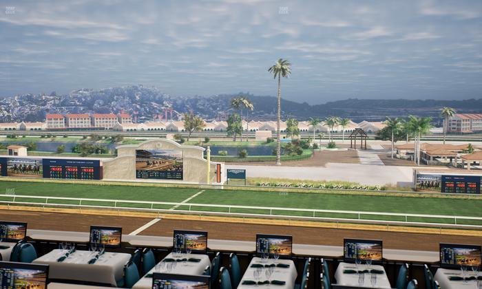 Del Mar Thoroughbred Club - Section Turf Club Lvl 4 Tbl 319 Seat View