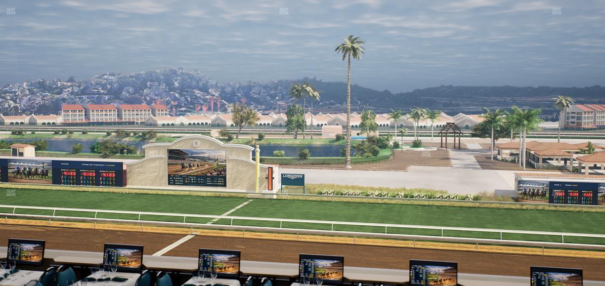 Del Mar Thoroughbred Club - Section Turf Club Lvl 4 Tbl 320 Seat View