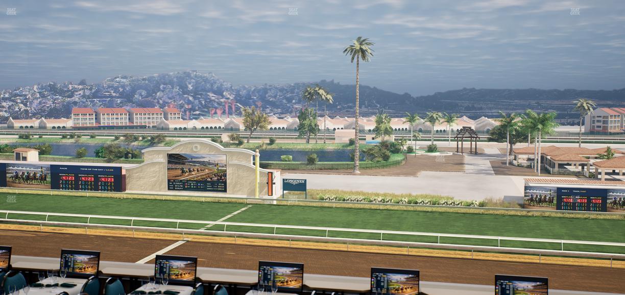 Del Mar Thoroughbred Club - Section Turf Club Lvl 4 Tbl 321 Seat View